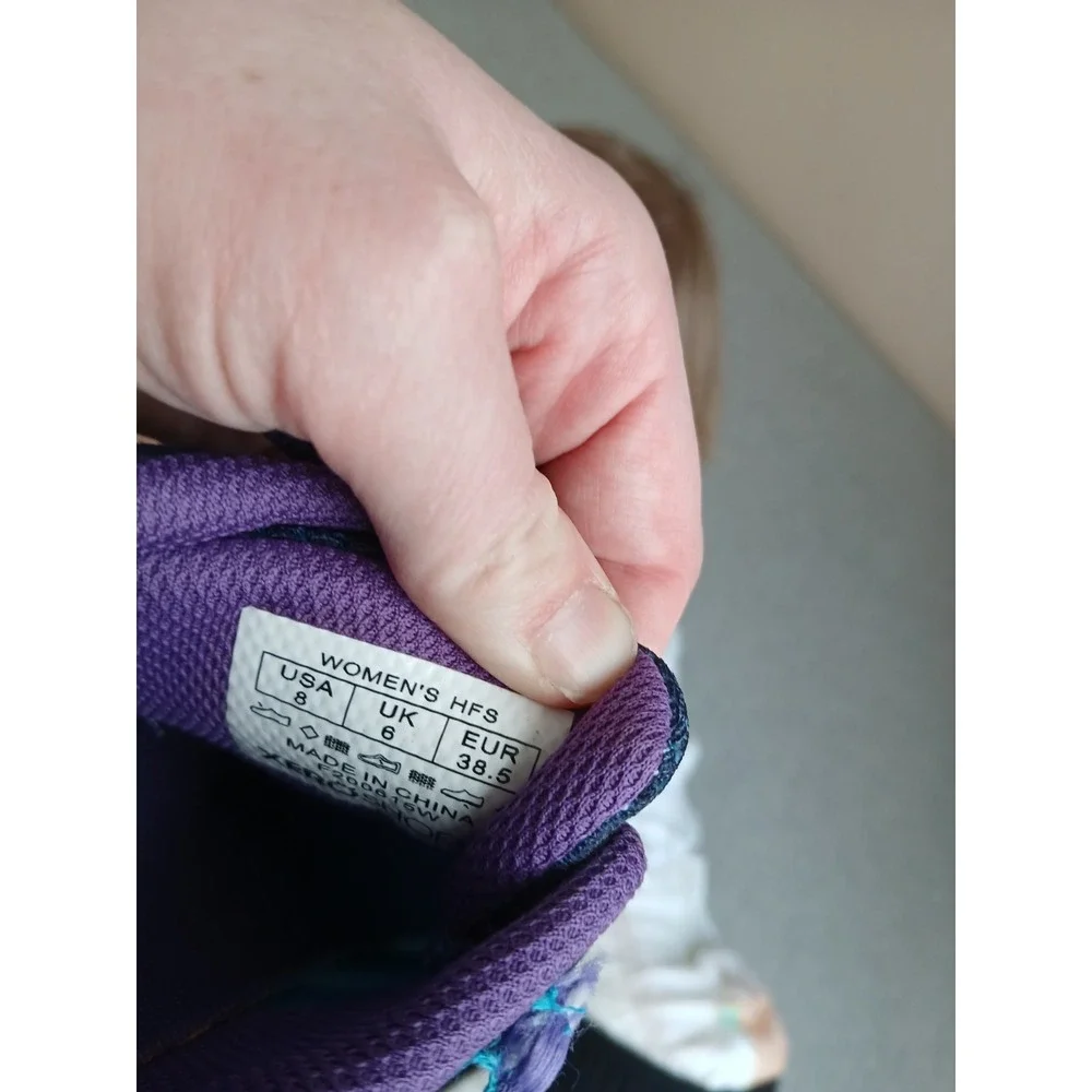 Xero Shoes Womens 8 Zero Drop Lace Up Comfort Casual Walking Blue Purple